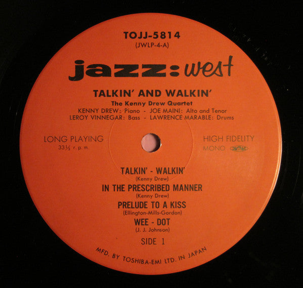 Talkin' & Walkin' With The Kenny Drew Quartet