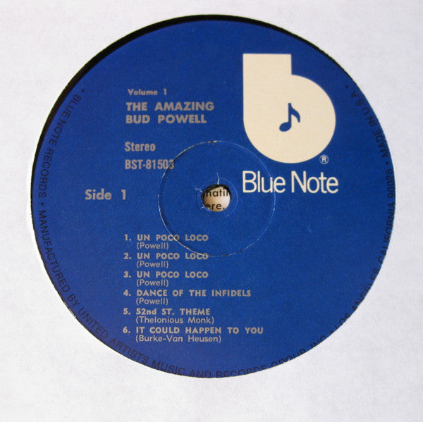 The Amazing Bud Powell, Volume 1