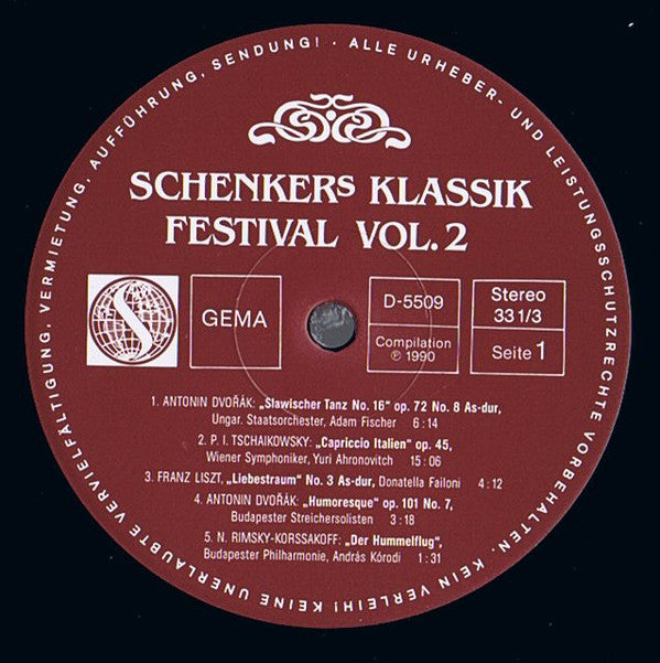Schenker's Klassik Festival Vol. 2 (Frühling In Osteuropa - Spring In Eastern Europe)