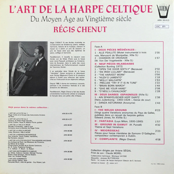 L'Art De La Harpe Celtique Du Moyen Âge Au Vingtième Siècle