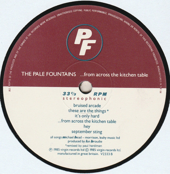 ... From Across The Kitchen Table