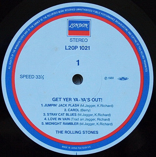 Get Yer Ya-Ya's Out! (The Rolling Stones In Concert)