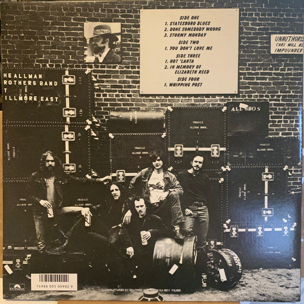 The Allman Brothers Band At Fillmore East