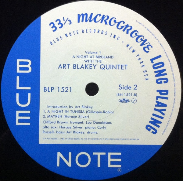 A Night At Birdland, Volume 1