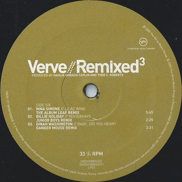 Verve // Remixed³