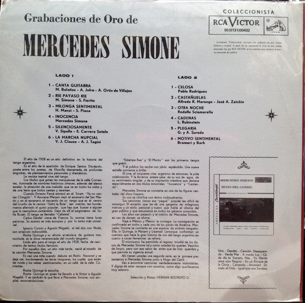 Grabaciones De Oro De Mercedes Simone