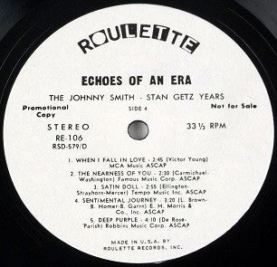 The Johnny Smith - Stan Getz Years