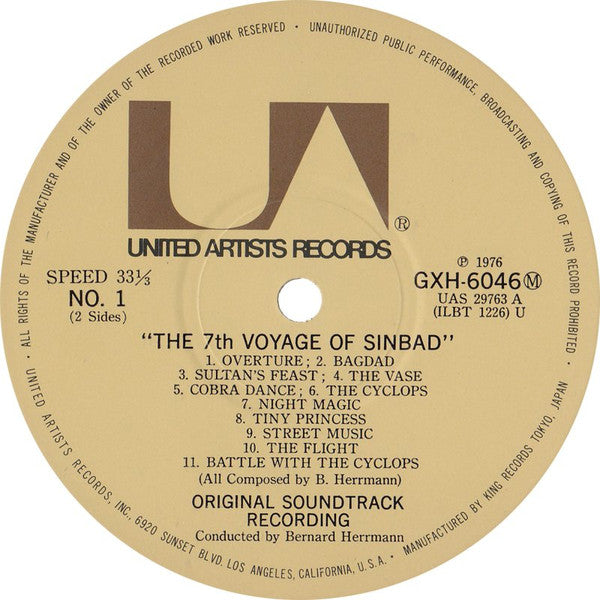 The 7th Voyage Of Sinbad (Original Motion Picture Soundtrack)