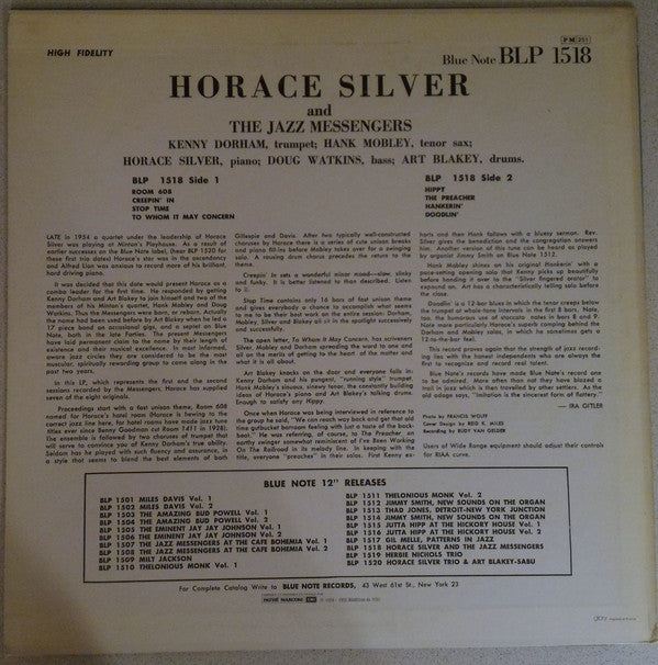 Horace Silver And The Jazz Messengers