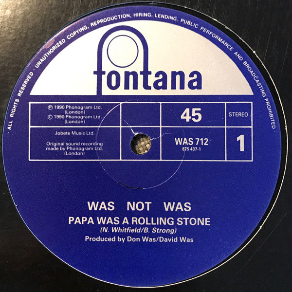 Papa Was A Rolling Stone