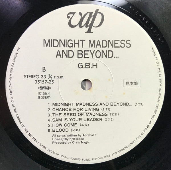 Midnight Madness And Beyond.......