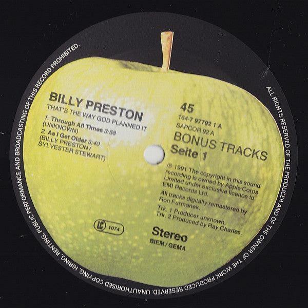 That's The Way God Planned It