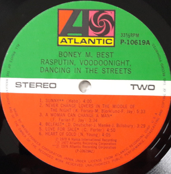 Best - Rasputin, Voodoonight, Dancing In The Streets (Super Special Album)