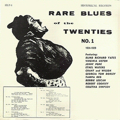 Rare Blues Of The Twenties No. 1 (1924-1929)
