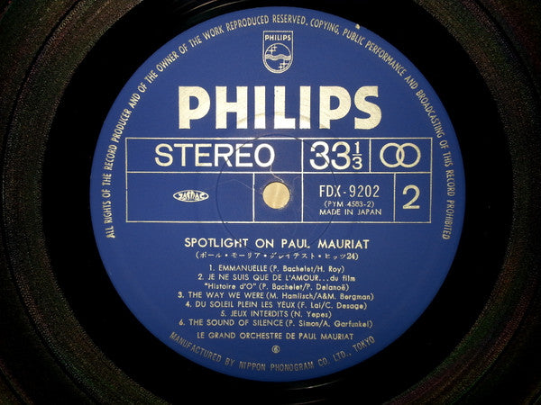 Spotlight On Paul Mauriat