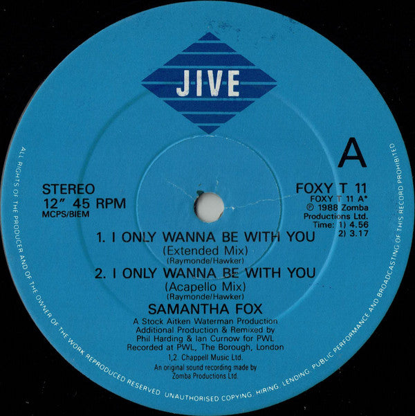 I Only Wanna Be With You