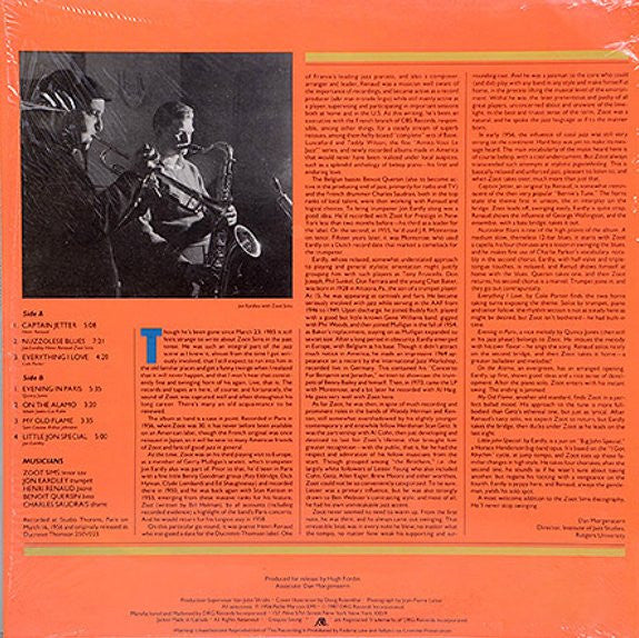 Recorded In Paris 1956