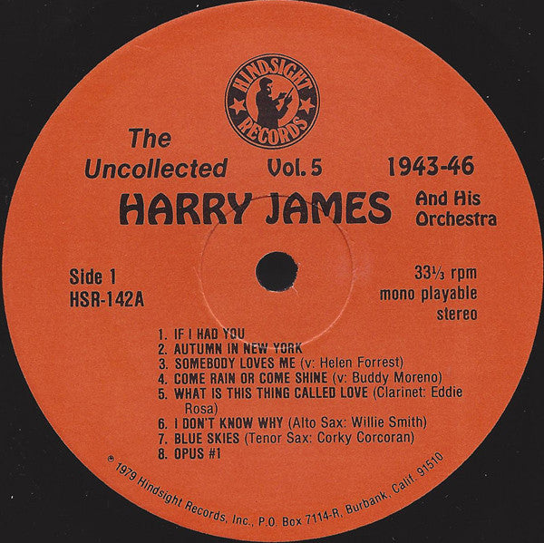 The Uncollected Harry James, Vol. 5, 1943-1953