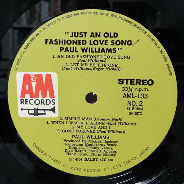 Just An Old Fashioned Love Song