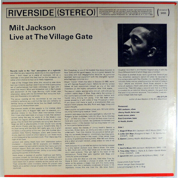 'Live' At The Village Gate