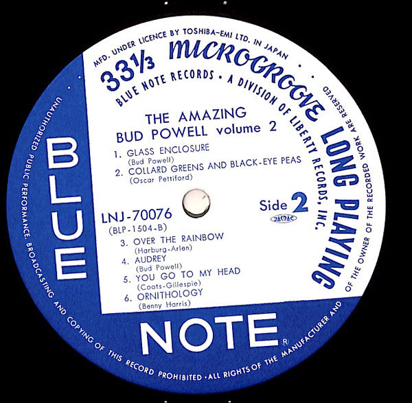 The Amazing Bud Powell, Volume 2