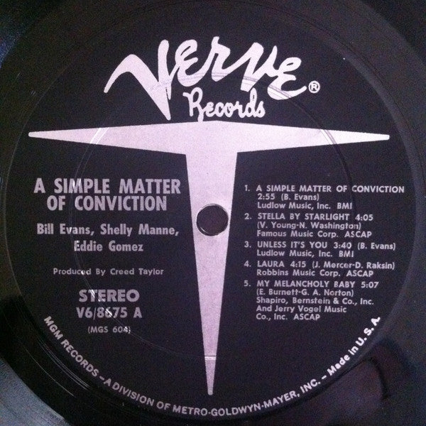 A Simple Matter Of Conviction