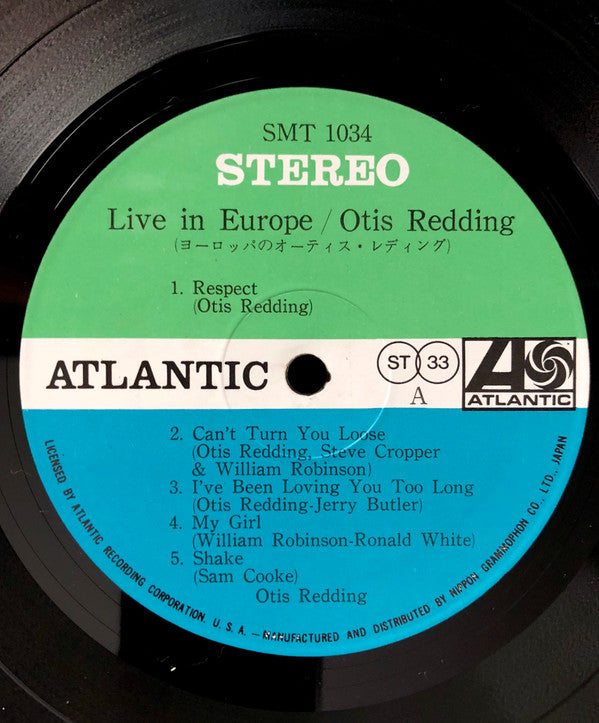 Otis Redding Live In Europe