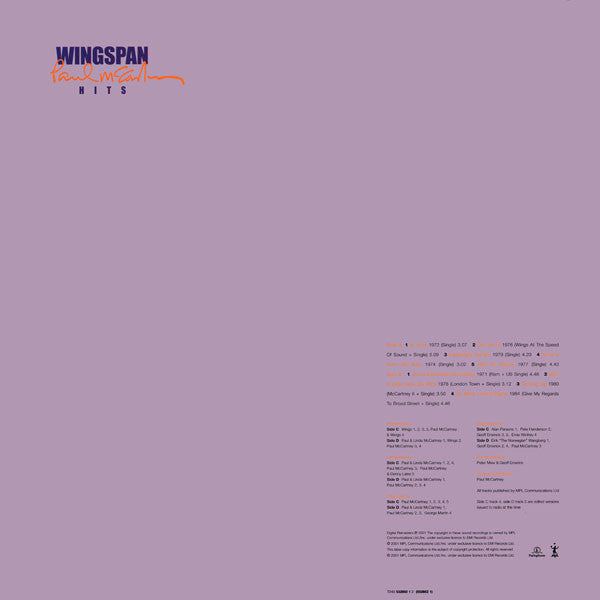 Wingspan - Hits And History