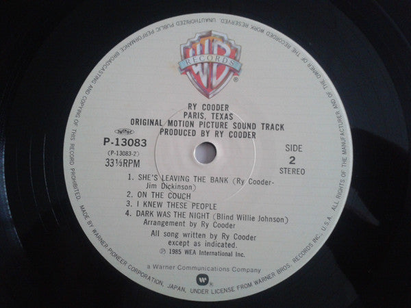 Paris, Texas (Original Motion Picture Soundtrack)