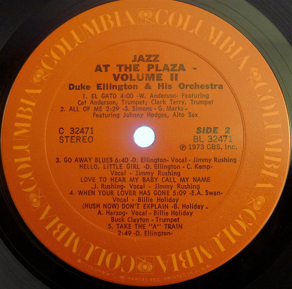 Jazz At The Plaza Vol. II