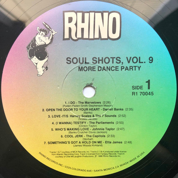 Soul Shots - Vol 9 "Shake A Tail Feather" (More Dance Party)