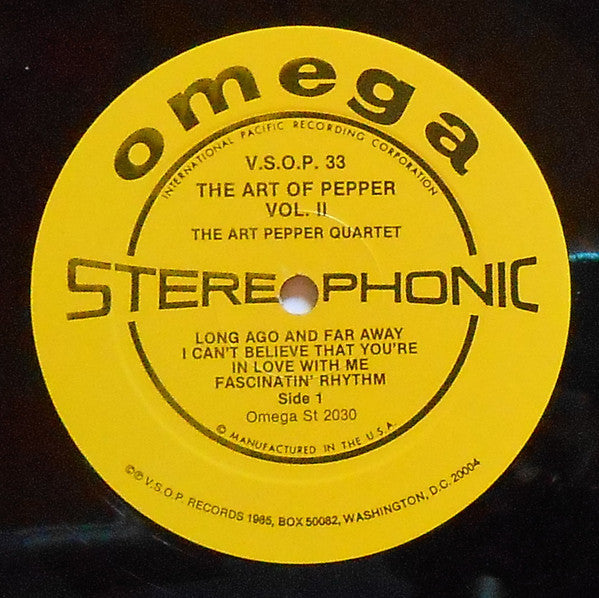 The Art Of Pepper Vol. II