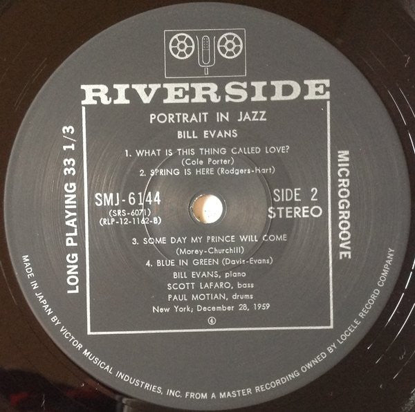 Portrait In Jazz = ポートレイト・イン・ジャズ