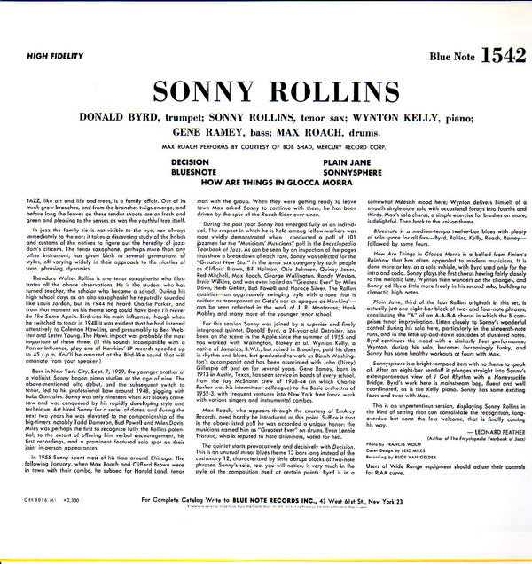 Sonny Rollins = ソニー・ロリンズ
