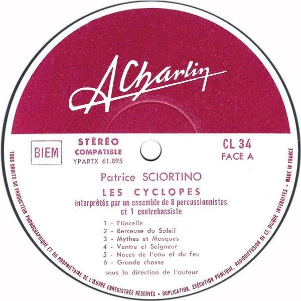 Les Cyclopes - Panorama De La Percussion