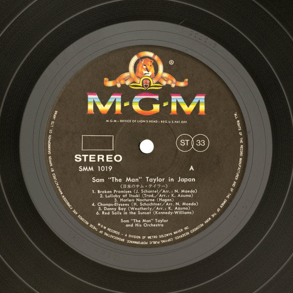 Sam "The Man" Taylor In Japan = 日本のサム・テイラー