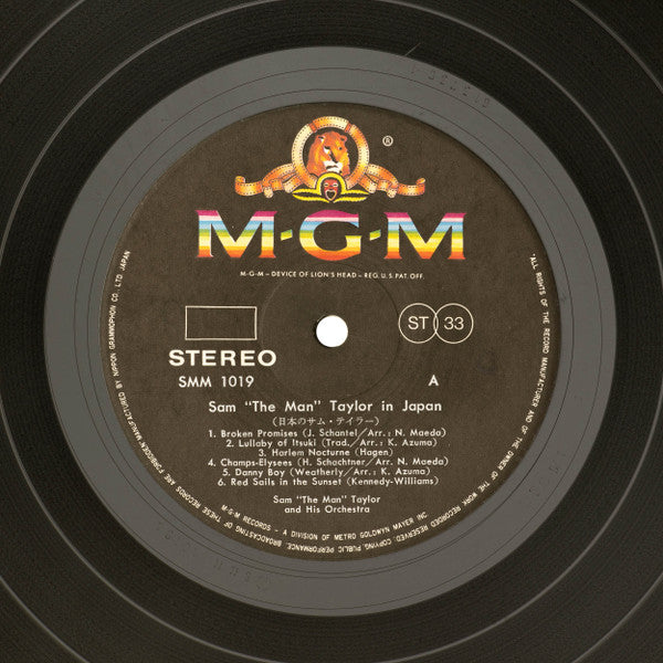 Sam "The Man" Taylor In Japan = 日本のサム・テイラー