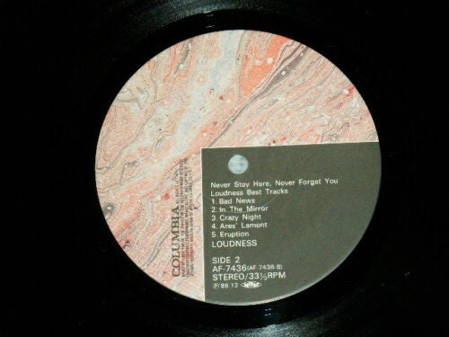 Never Stay Here, Never Forget You - Loudness Best Tracks