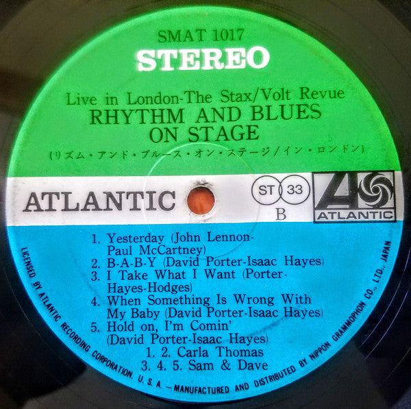 Live In London - The Stax/Volt Revue, Rhythm And Blues on Stage