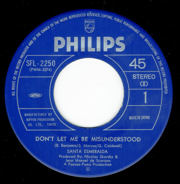 Don't Let Me Be Misunderstood / You're My Everything = 悲しき願い / ユー・アー・マイ・エブリシング