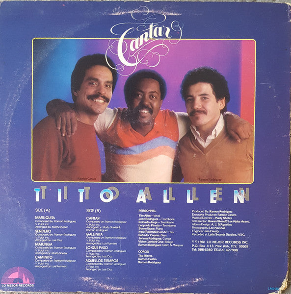 Release: Cantar-Vinyl-US-1981-LMR 803, LMR-803-5051369