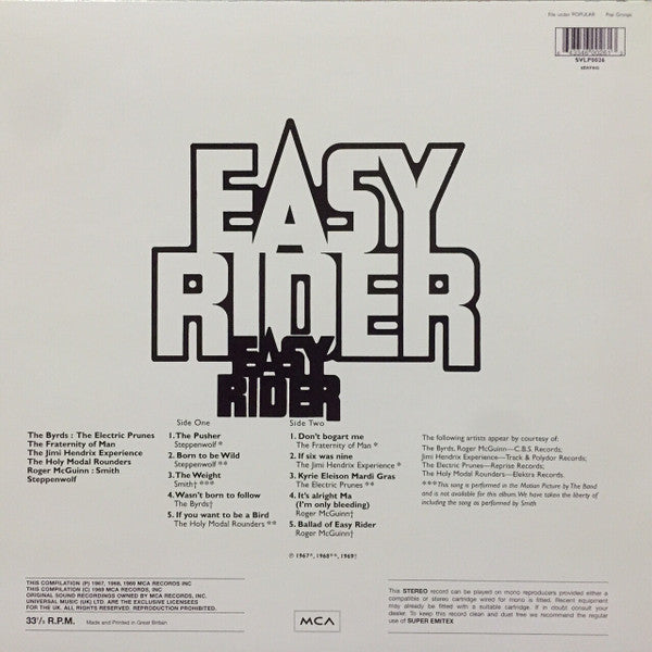 Easy Rider (Music From The Soundtrack)