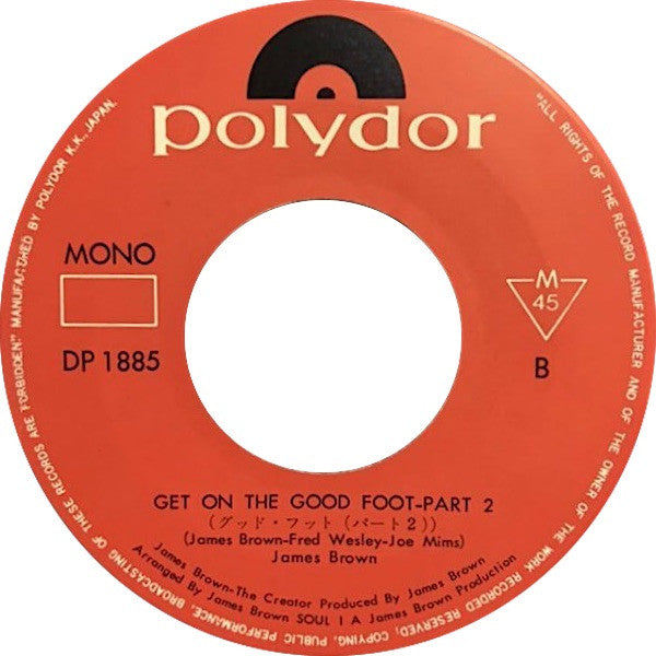 Get On The Good Foot (Part 1 And Part 2) = グッド・フットハート1アンド2