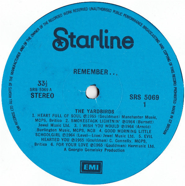 Remember... The Yardbirds