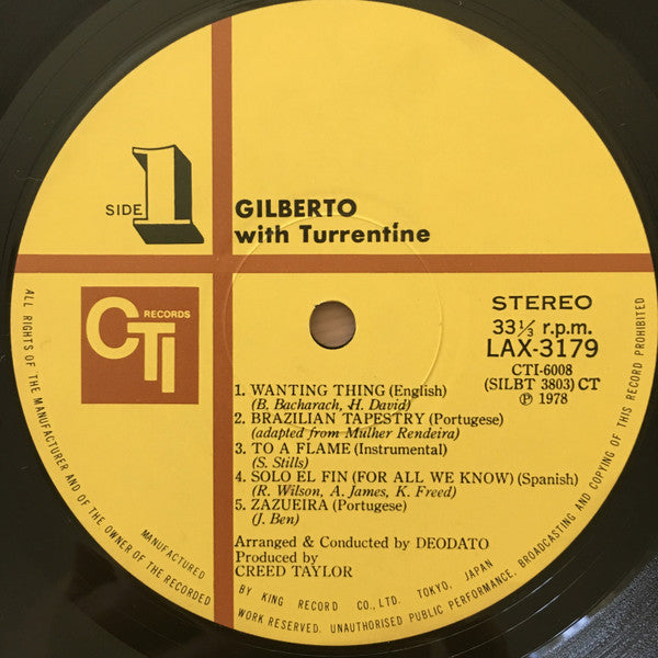 Gilberto With Turrentine