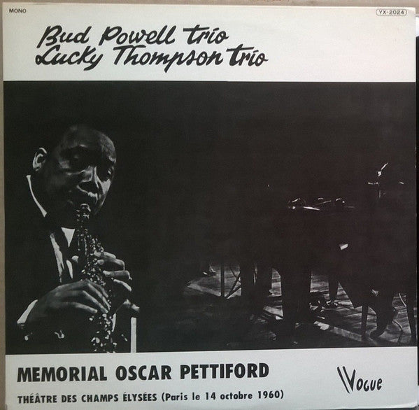 Memorial Oscar Pettiford - Théatre Des Champ Élysées (Paris Le 14 Octobre 1960)