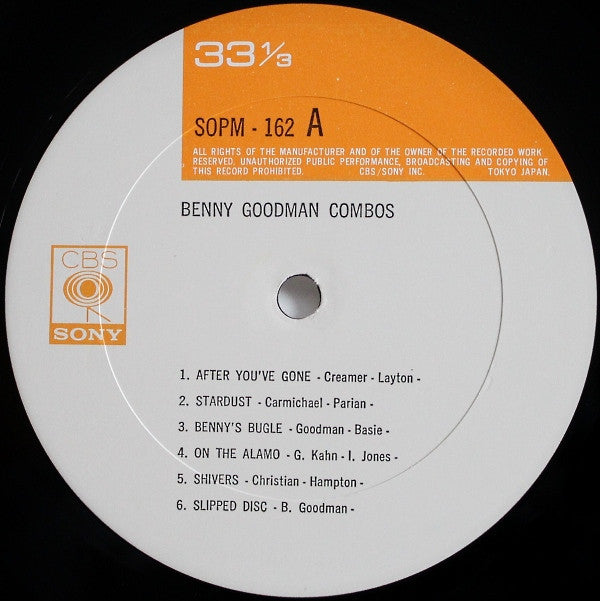 Benny Goodman Combos (Quintet, Sextet, Septet)