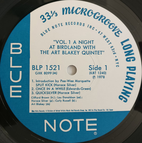 A Night At Birdland Volume 1