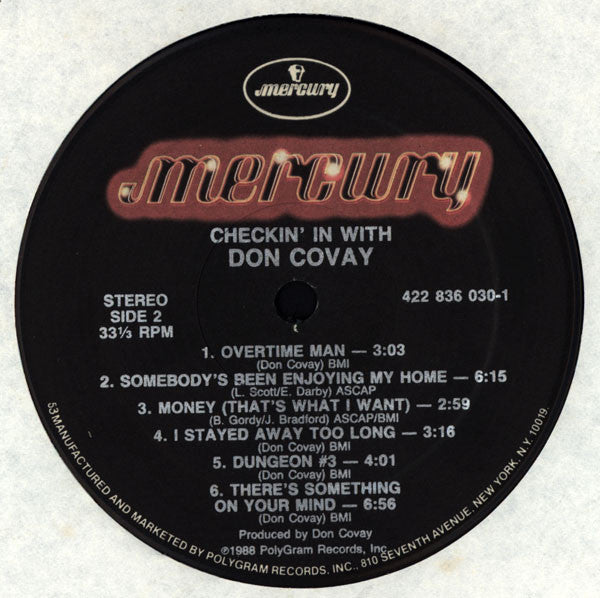 Checkin' In With Don Covay