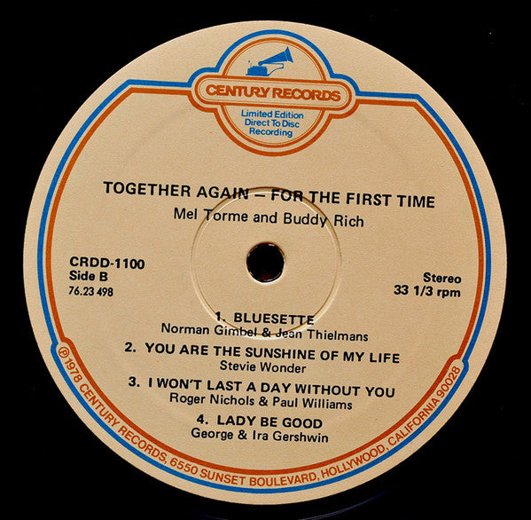 Together Again For The First Time